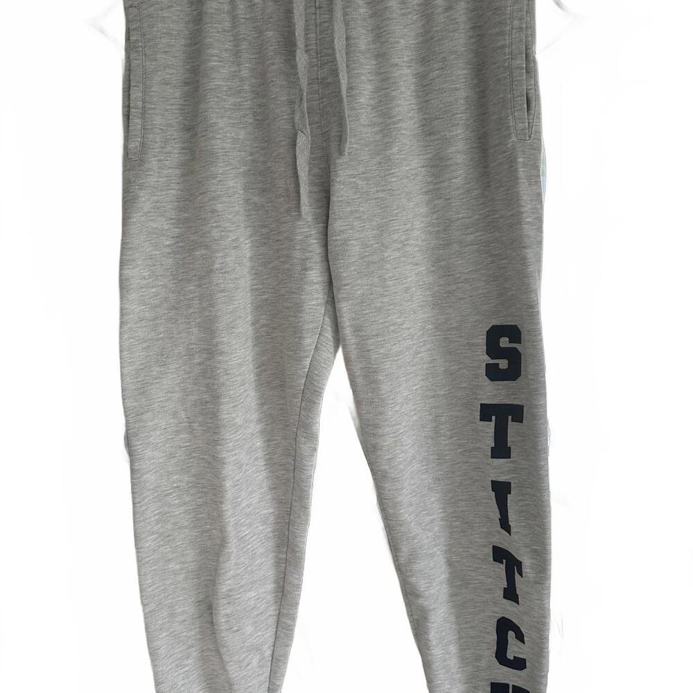 Disney Lilo & Stitch Unisex Gray Joggers - Size L